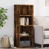 vidaXL Highboard Smoked Oak Engineered Wood Tall Highboard Rectangular