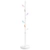 vidaXL Coat Stand White Powder-coated Iron 67.7 inches tall Durable