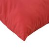 vidaXL Sofa Cushion Set of 4 Red Fabric (100% polyester) 19.7 x 19.7 in
