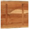 vidaXL Table Top Natural wood Solid acacia wood 23.6x23.6 in Durable