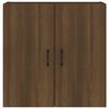vidaXL Floating Cabinet Brown Oak Engineered Wood 23.6x12.2x23.6 in