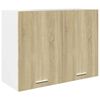 vidaXL Kitchen Cabinet Set Sonoma Oak Engineered Wood Large