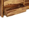 vidaXL Drawer Cabinet Natural Acacia Solid Acacia wood Medium