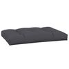 vidaXL Pallet Cushion Anthracite 100% polyester 47.2 x 31.5 in