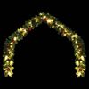 vidaXL Garland Green, Gold, Red PVC 65.6 Ft Artificial Christmas Garland
