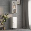 vidaXL Wall Cabinet High Gloss White Engineered Wood Medium Wall Cabinet