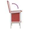 vidaXL Rabbit Hutch Red Solid Pine Wood One Size Adjustable Armrests