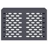 vidaXL Air Conditioner Cover Anthracite 35.43 x 15.75 x 23.62 in Steel
