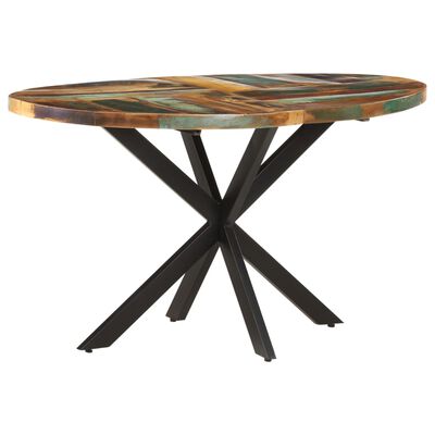 vidaXL Dining Table 55.1"x31.5"x29.5" Solid Reclaimed Wood