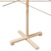 vidaXL Wooden Christmas Tree Natural Wood Solid pine wood, Bamboo