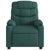 vidaXL Massage Recliner Chair Dark green