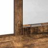 vidaXL Dressing Table with Drawer Smoked Oak 39.37 x 16.14 x 55.12 in