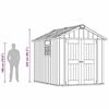 Keter Shed Brown/Anthracite Polypropylene, Steel Medium Durable