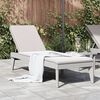 vidaXL Sun Lounger Grey Polypropylene Standard Foldable Sun Lounger