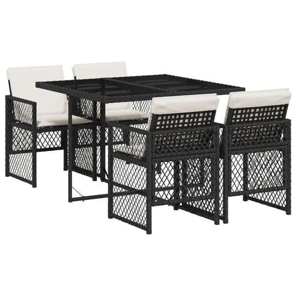 vidaXL Garden Dining Set Beige