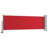 vidaXL Side Awning Red and grey
