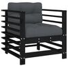 vidaXL Garden Chair Black, Anthracite
