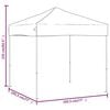 vidaXL Party Tent Taupe 210D Oxford Fabric with Silver Coating
