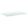 vidaXL Table Top White with Marble Design Tempered Glass 39.4 x 24.4 in