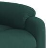 vidaXL Stand Up Massage Recliner Chair Dark Green