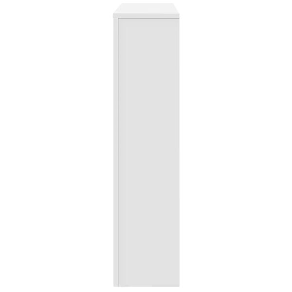 vidaXL Radiator Cover White 68.9x7.9x32.3" Engineered Wood