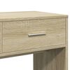 vidaXL Dressing Table Sonoma oak Engineered wood, glass