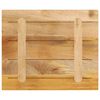 vidaXL Table Top 23.6"x19.7"x1" Rectangular Solid Wood Rough Mango
