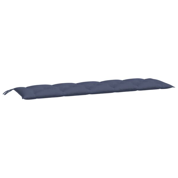 vidaXL Garden Bench Cushion Set of 2 Navy blue Oxford fabric Large