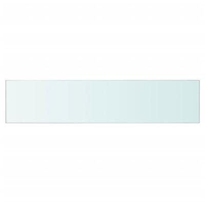 vidaXL Shelf Panel Glass Clear 23.6"x4.7"