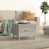 vidaXL Coffee Table Grey Sonoma Engineered Wood 19.7x19.7x15.7 in