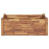 vidaXL Garden Raised Bed Natural wood color Solid acacia wood