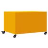 vidaXL Coffee Table Mustard Yellow Cold-Rolled Steel Medium Coffee Table