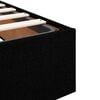 vidaXL Ottoman Bed Black
