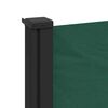vidaXL Retractable Side Awning Dark Green 46.1"x118.1"