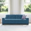 vidaXL Sofa Blue 87.01 x 30.71 x 31.50 in Fabric