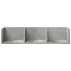 vidaXL Wall Cabinets Set of 2 Concrete Gray Engineered Wood