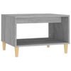 vidaXL Coffee Table Grey Sonoma Engineered Wood Small Coffee Table