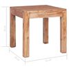 vidaXL Coffee Table Natural wood tones Solid mahogany wood Medium