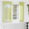 vidaXL Voile Curtains with Grommets 2 pcs Apple Green 55.1x55.1"