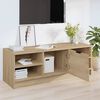 vidaXL TV Stand Sonoma Oak 40.2"x14"x14.4" Engineered Wood