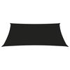 vidaXL Sunshade Sail Oxford Fabric Trapezium 3/4x9.8' Black