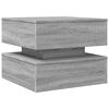 vidaXL Coffee Table Grey Sonoma Engineered wood 19.7x19.7x15.7 in