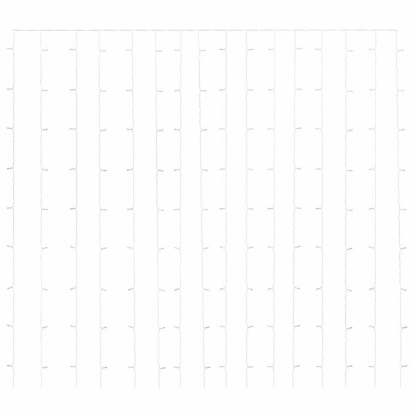 vidaXL Curtain Fairy Light Colorful Plastic Large