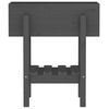 vidaXL Garden Planter Grey Solid pine wood Large Garden Planter