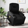vidaXL Electric Stand Up Massage Recliner Chair Black