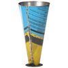 vidaXL Umbrella Stand Multicolor Iron Medium Decorative Inlays