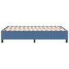 vidaXL Platform Bed Frame Blue 47.24 x 78.74 in Fabric