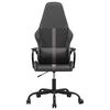 vidaXL Gaming Chair Black and Grey Faux leather, metal, plywood, foam