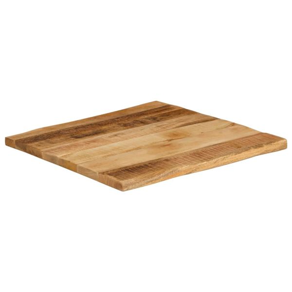 vidaXL Table Top Natural Mango Wood Solid Mango Wood 23.6x23.6 in