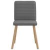 vidaXL Dining Chair Set of 2 Dark Grey